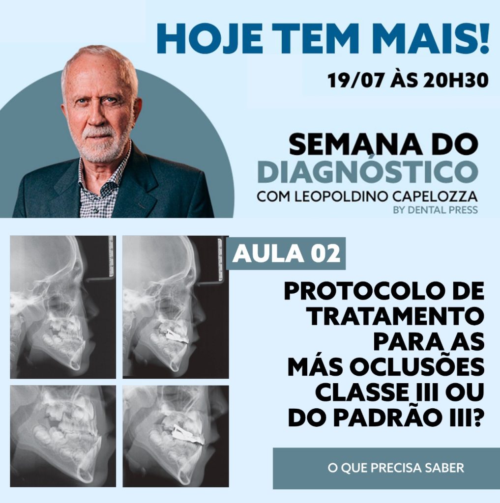 Semana do Diagnóstico; Leopoldino Capelozza; Dino Capelozza; Dental Press Cursos; Diagnóstico em Ortodontia; Ortodontia; Aulas gratuitas